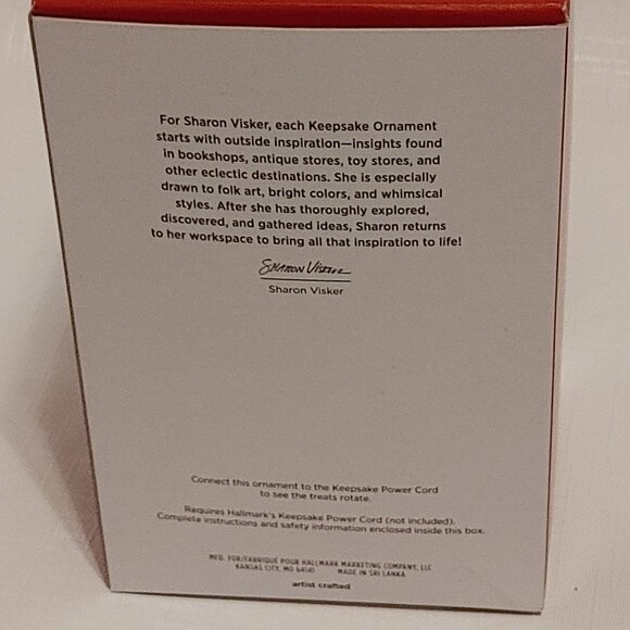 Seasonal Smorgasbord Season's Treatings with Motion 2021 Hallmark Orname… - Picture 4 of 11